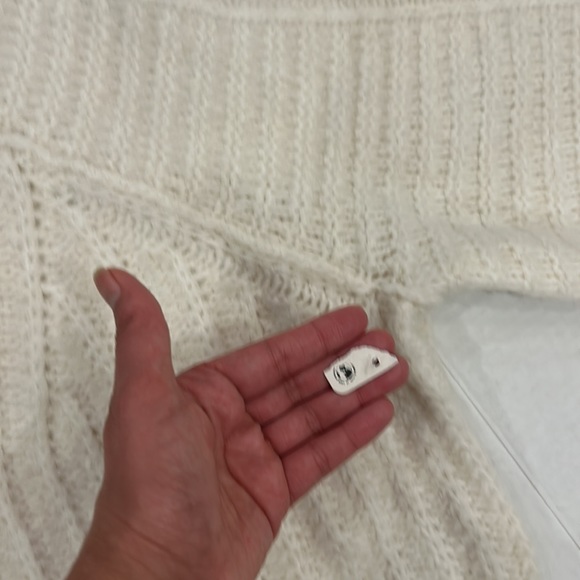 NWOT FREE PEOPLE Carter Pullover Sweater in Ivory Size XS - Picture 11 of 15